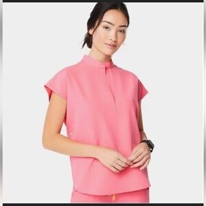 NWT FIGS RAFAELA | NEON PINK ltd. color | MED